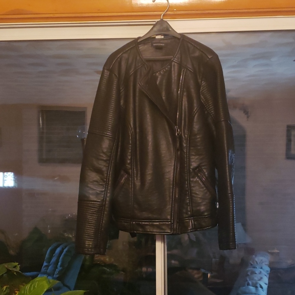 Black moto jacket